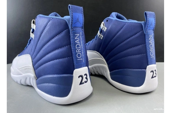 Rep EP Air Jordan 130690-404 Stone Retro 12 130690-404 Blue 0203